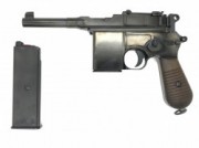 ガスガン マルシン モーゼルM712 ショートバレル WディープブラックABS 6mmBB ブローバック