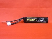 NEOX　LiPoバッテリー　7.4V　520mAh　極小タイプ