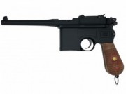 モデルガン A!CTION モーゼルC96 Mauser C96 Red9 ダミーカートリッジモデル マットブラック
