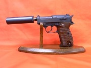 ガスガン　マルシン　6mm　BB　ワルサーP38　ゲシュタポ　サイレンサー　BK　HW