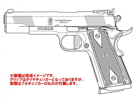 BWC モデルガン組立キット Smith&Wesson SW1911DK ダグ・ケーニックモデル