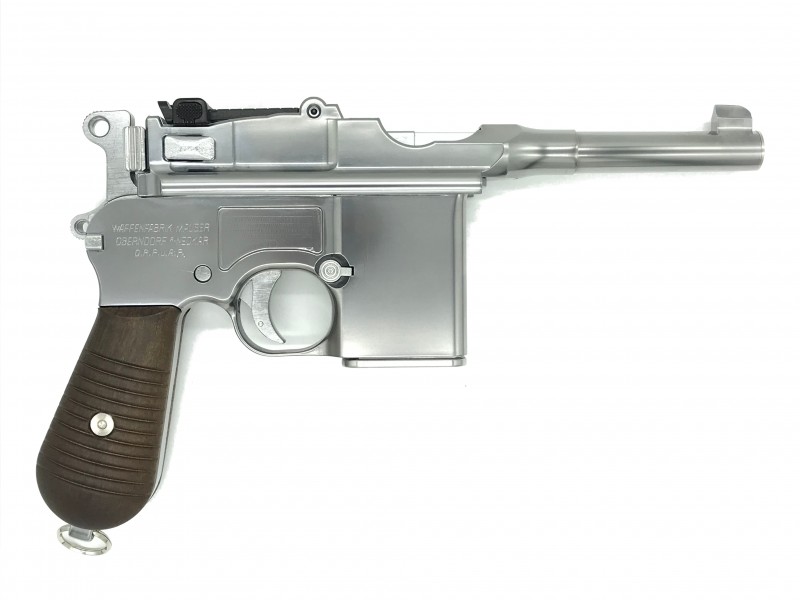 ガスガン マルシン モーゼルM712 ショートバレル シルバーABS 6mmBB ブローバック