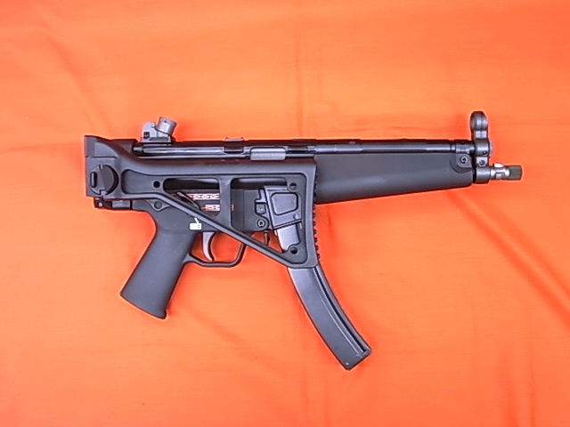 ガスガン　WE　MP5A4　B&Tタイプフォールディングストック仕様　ブラック　ガスブローバック