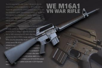 ガスガン　WE　M16A1