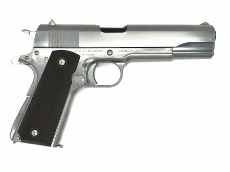 モデルガン マルシン M1911A1 オールシルバーABS 発火モデル | モデル 