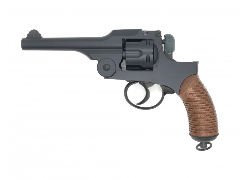 二十六年式拳銃・ブルーブラック仕上げ・木製グリップ＆ランヤード付属