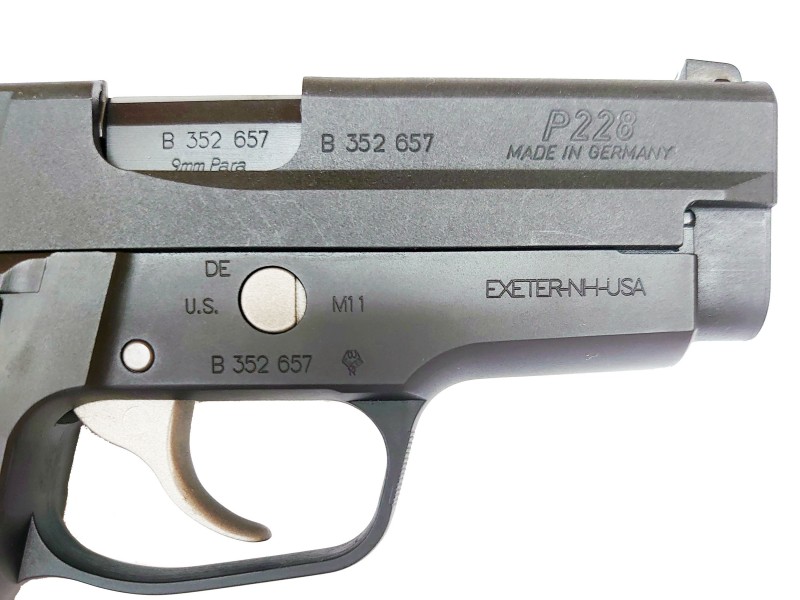 モデルガン タナカ SIG P228 M11 エボリューション2 フレームヘビーウェイト