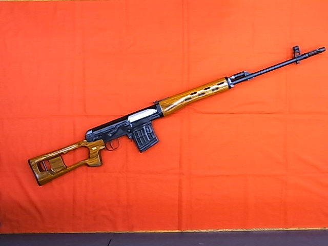 ガスガン WE SVD(ドラグノフ狙撃銃) アルミレシーバー 木製ストック 